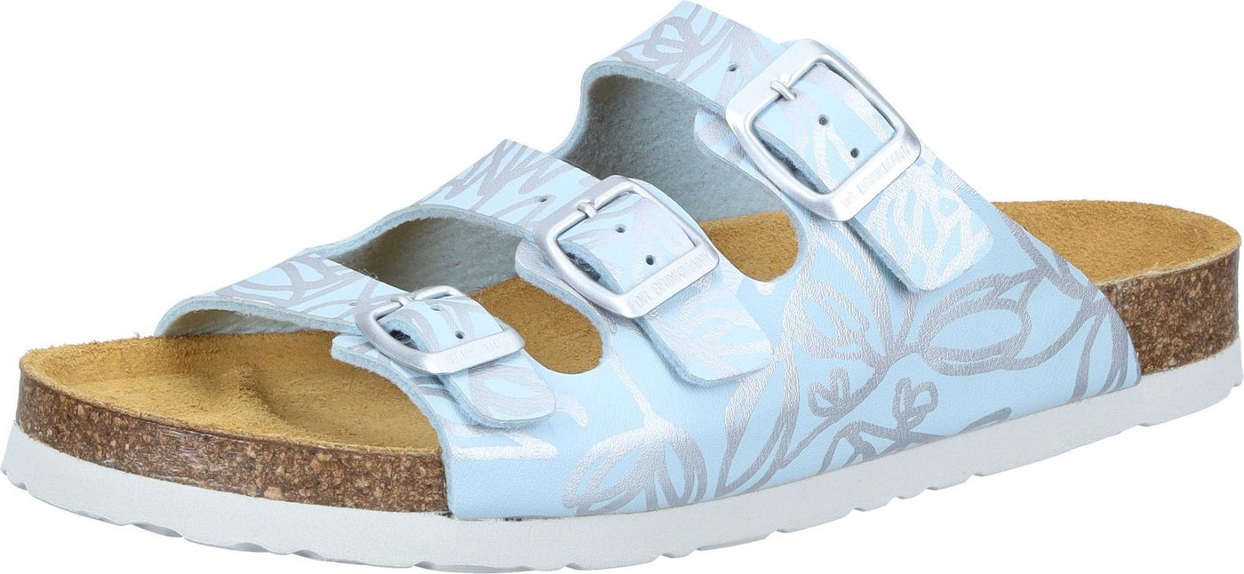 Dr. Brinkmann Pantoletten Pantolette aus strapazierfähigen Gewebefasern (blau)