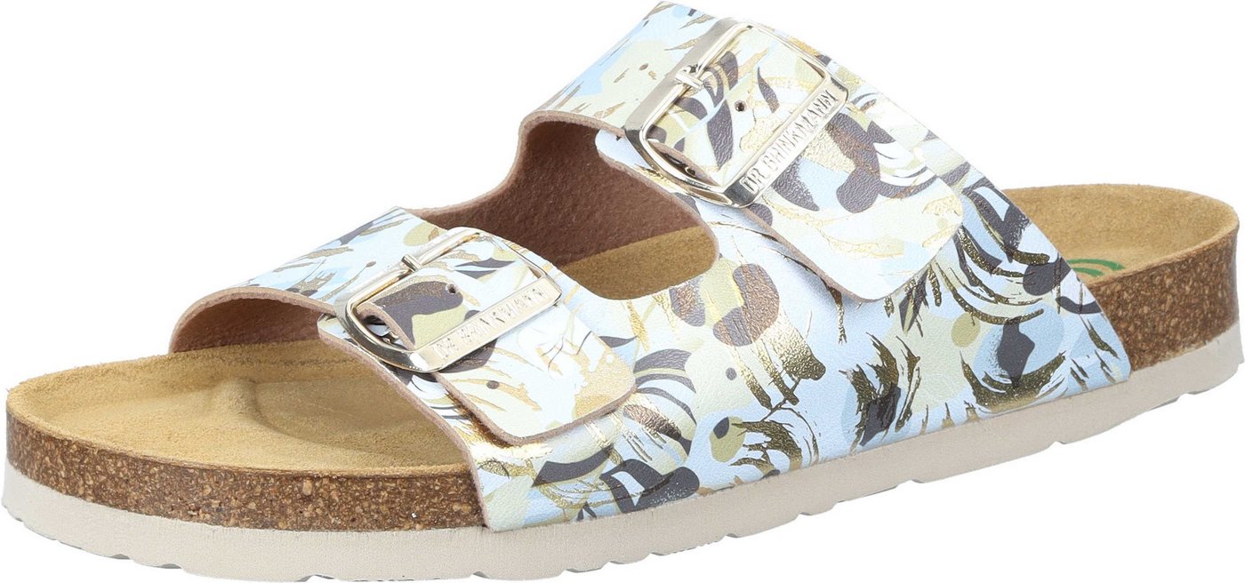 Dr. Brinkmann Pantoletten Pantolette aus strapazierfähigen Gewebefasern (bunt)