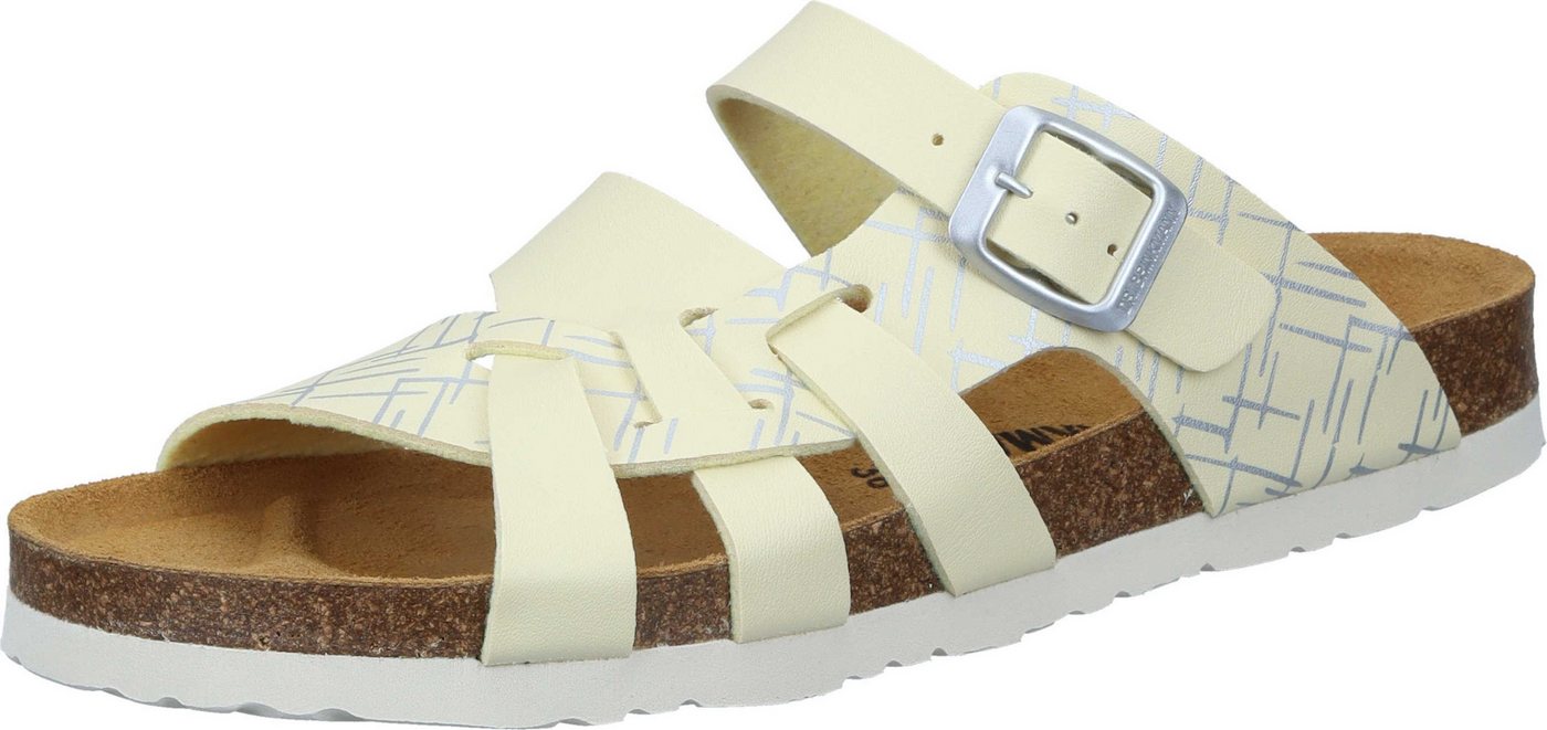 Dr. Brinkmann Pantoletten Pantolette aus strapazierfähigen Gewebefasern (gelb)