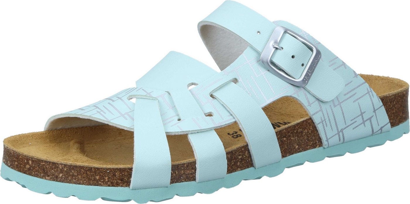 Dr. Brinkmann Pantoletten Pantolette aus strapazierfähigen Gewebefasern (grün)