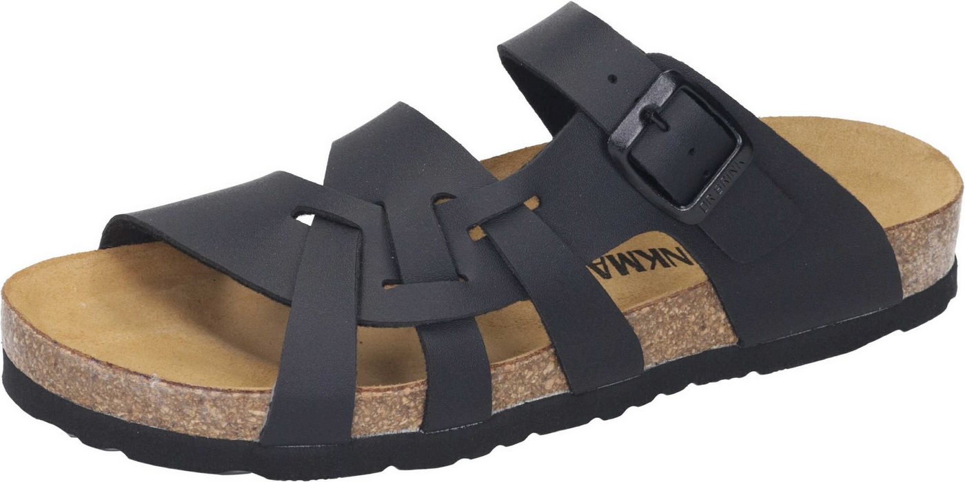 Dr. Brinkmann Pantoletten Pantolette aus strapazierfähigen Gewebefasern (schwarz)