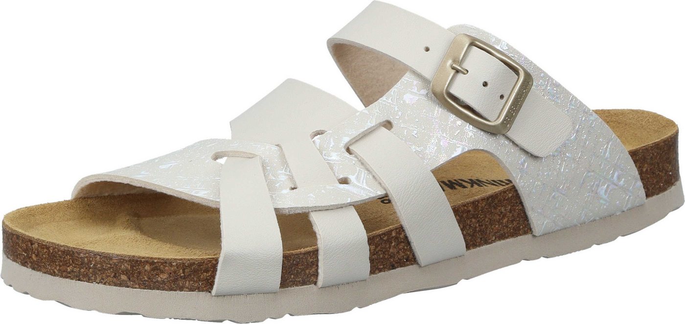 Dr. Brinkmann Pantoletten Pantolette aus strapazierfähigen Gewebefasern (weiß)