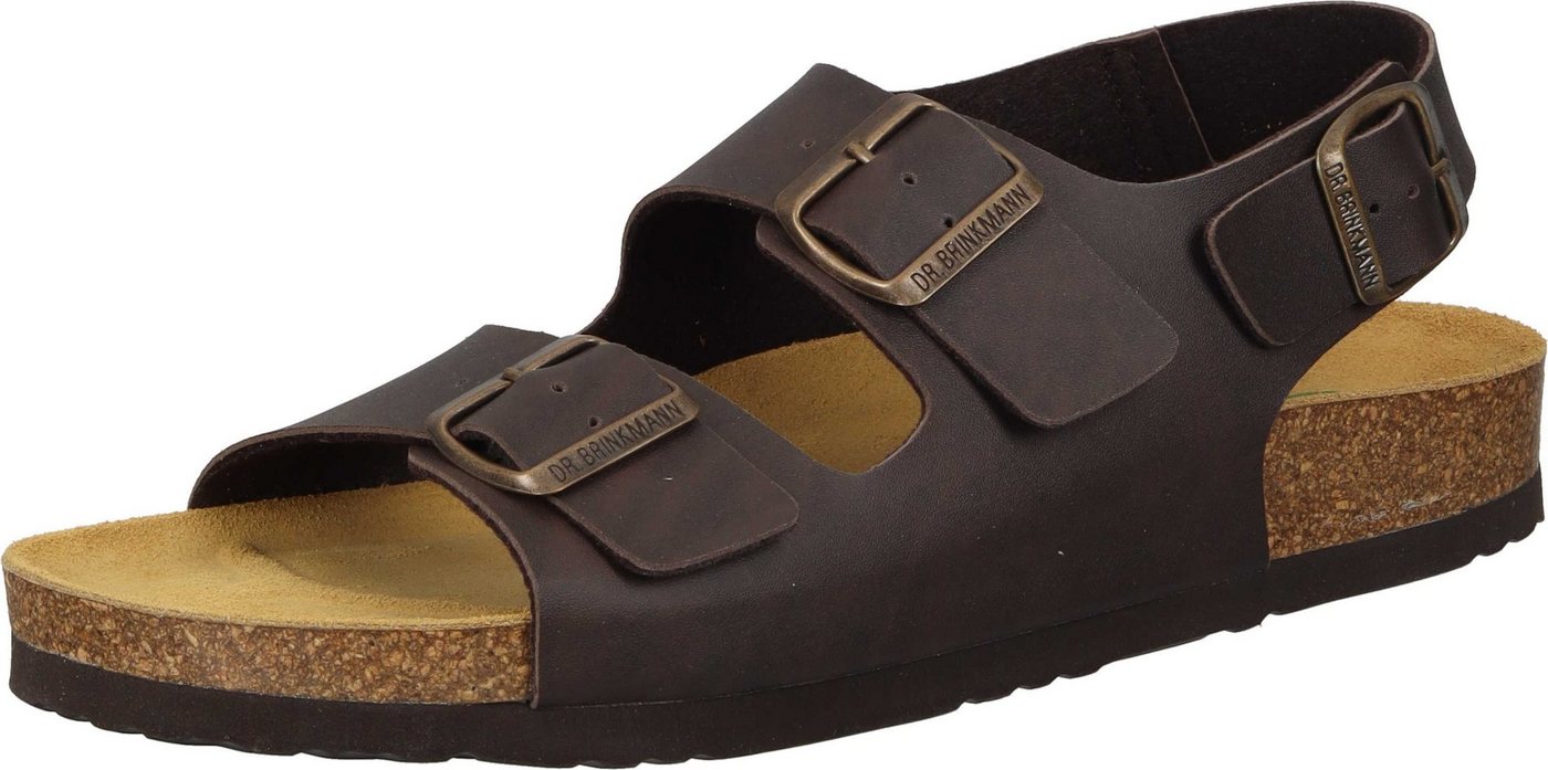 Dr. Brinkmann Sandalen Sandale aus strapazierfähigen Gewebefasern (braun/schwarz)