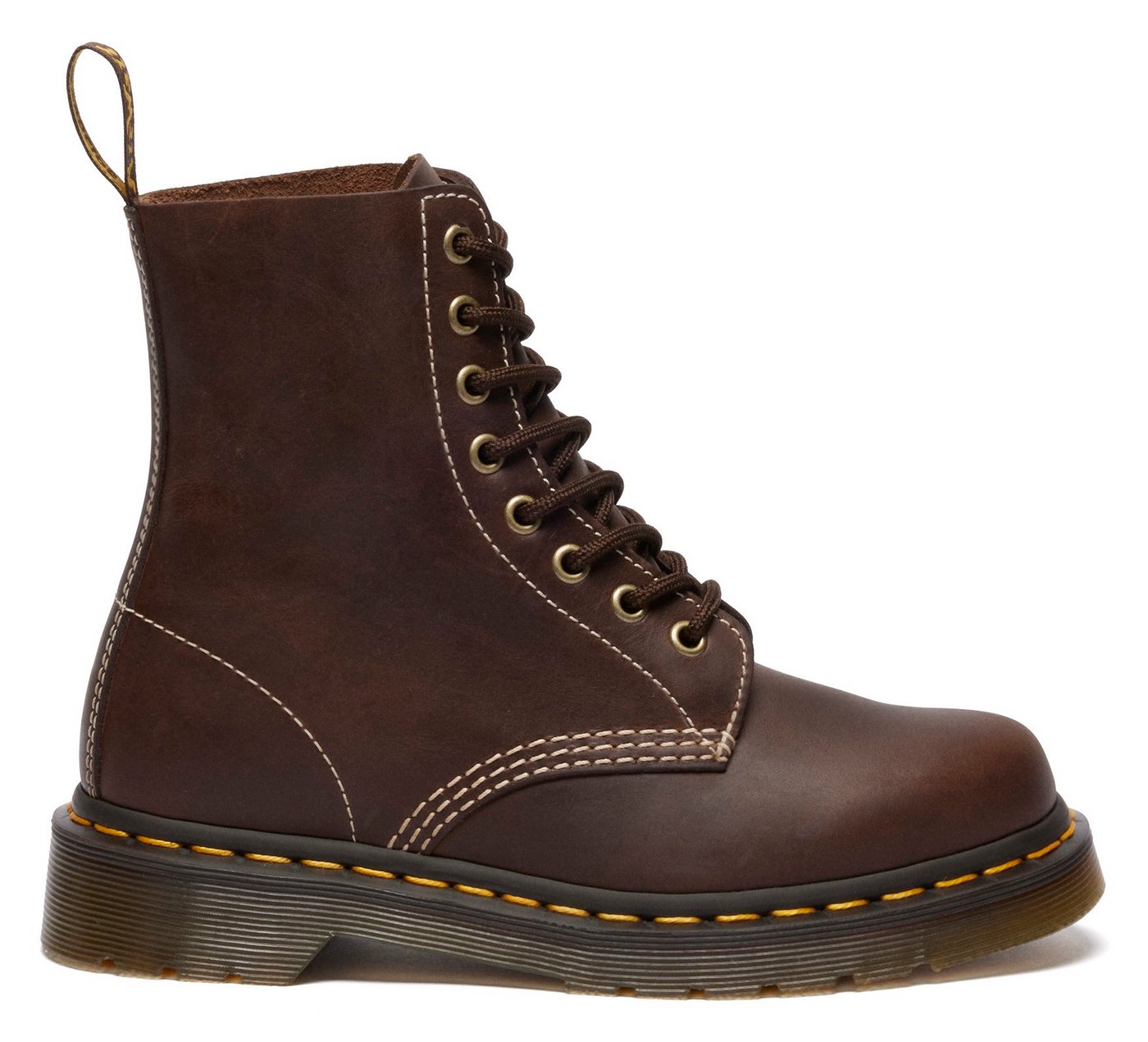 Dr. Martens 1460 Pascal 8 Eye Boot Schnürboots Schnürboots, Freizeitschuh mit Blockabsatz und Anziehlasche