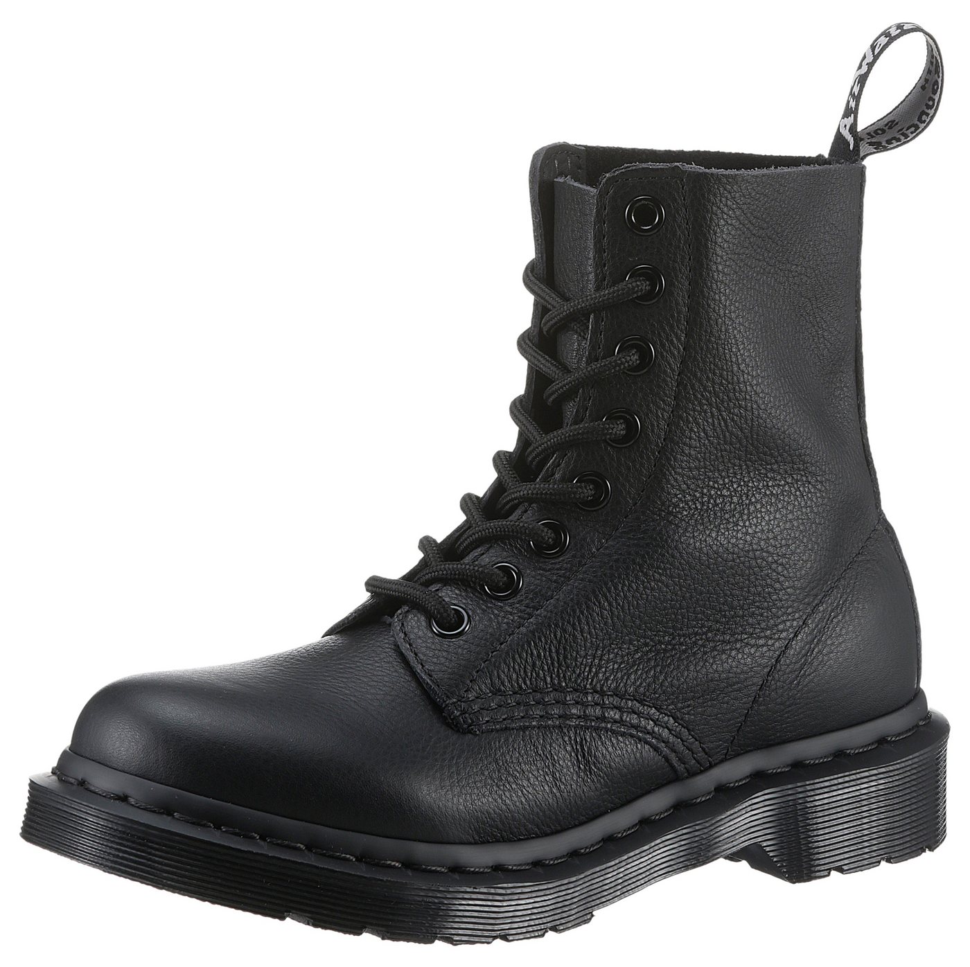Dr. Martens 1460 Pascal Mono Schnürboots, Schnürschuh, Festival, Stiefelette mit praktischer Schnürung