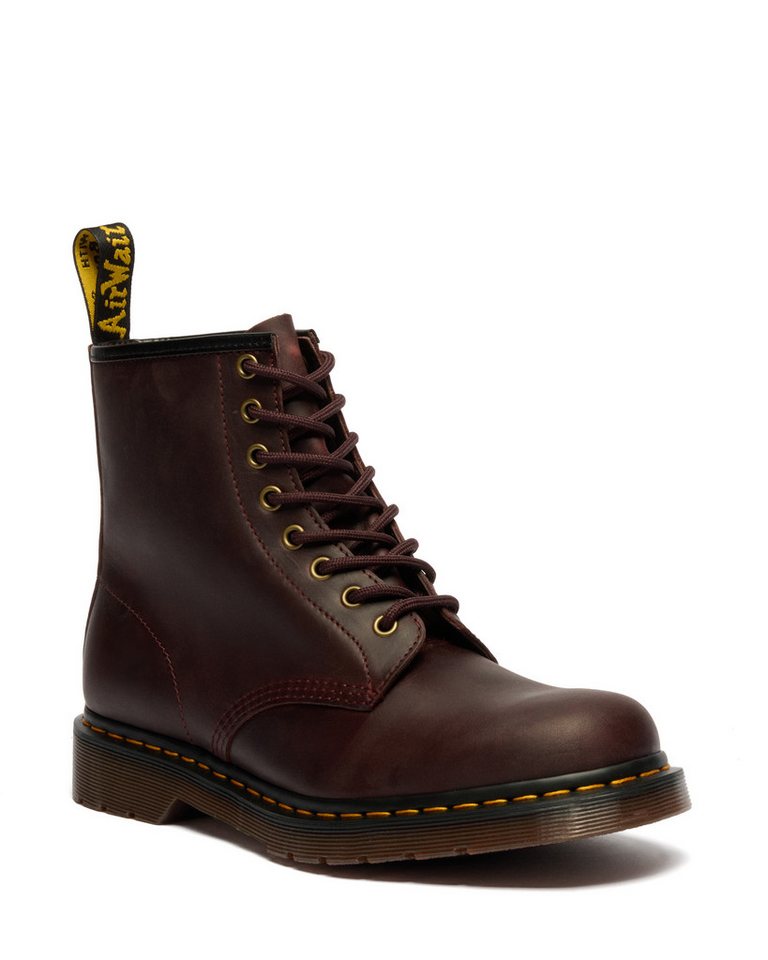 Dr. Martens 1460 Schnürboots, Kinderstiefel, Stiefelette mit logobedruckter Anziehlasche