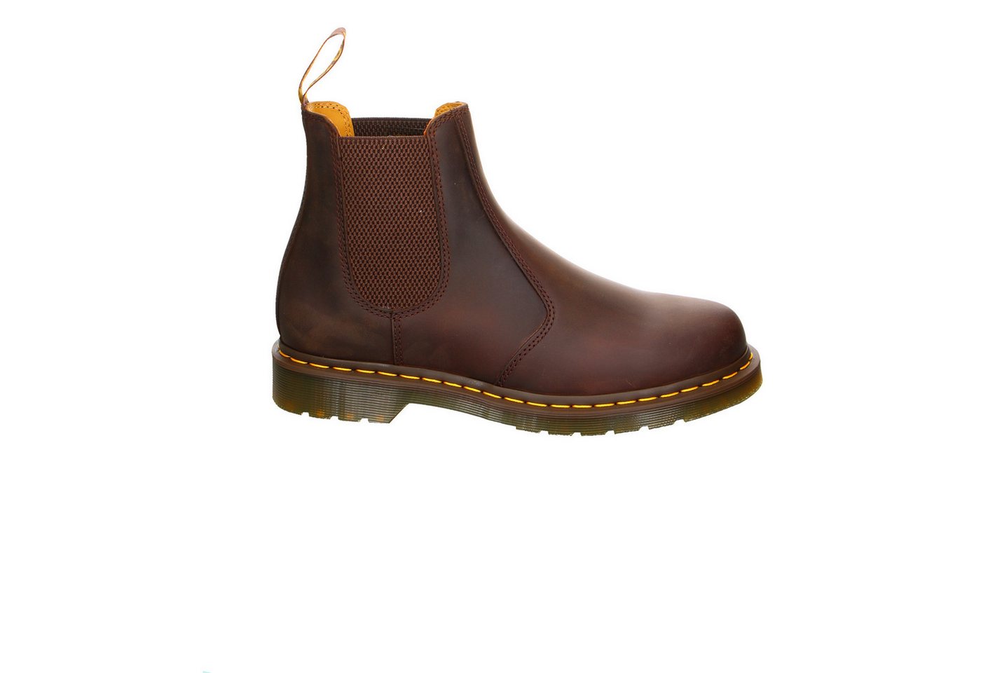 Dr. Martens 2976 Ys Dark Brown Nubuk Schnürstiefel braun Chelseaboots