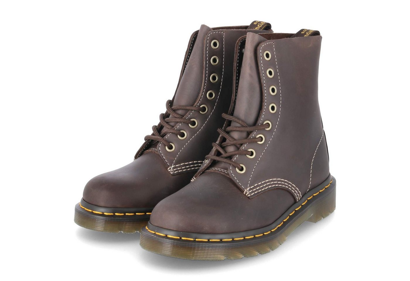 Dr. Martens 42595200 Damen Glattleder braun Schnürstiefel