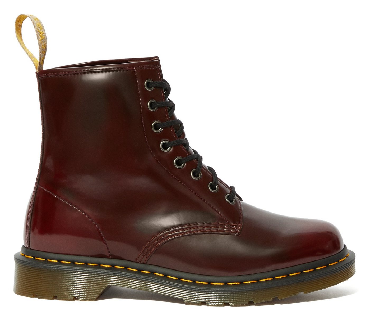 Dr. Martens 8 Eye Boot 1460 Vegan Schnürboots, Schnürboots, Freizeitschuh mit Schnürung und Anziehlasche