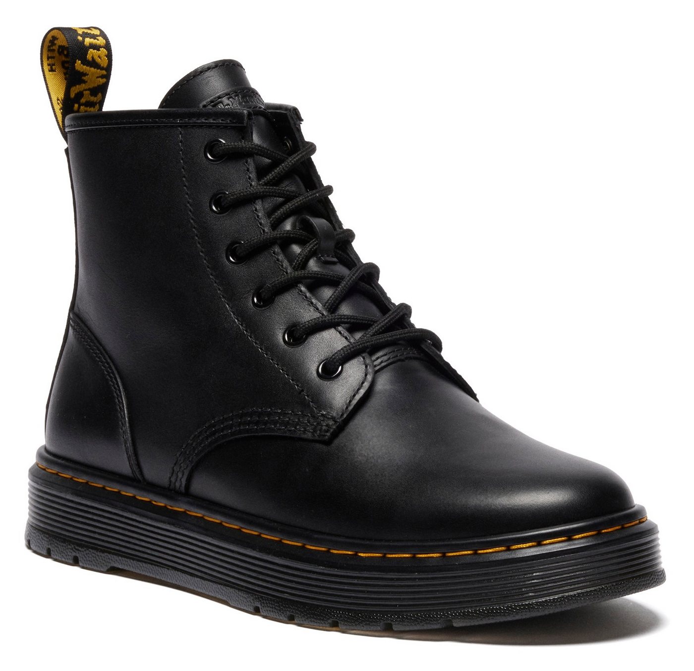 Dr. Martens Brookline Crazy Horse Leder Chukka Schnürboots Schnürboots, Boots mit Anziehlasche