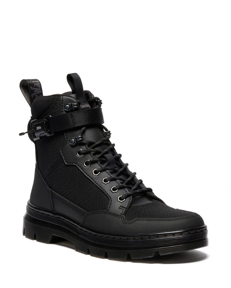 Dr. Martens Comstech Schnürboots Blockabsatz, Workerboots mit Logoschriftzug