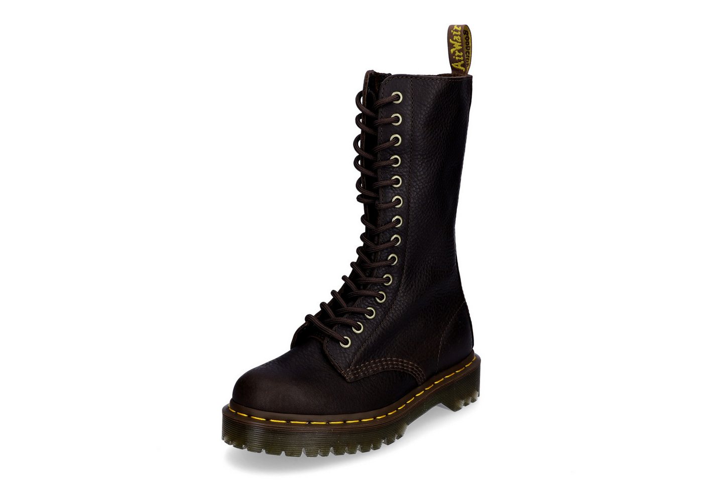 Dr. Martens Damen Schnürstiefel dunkelbraun Schnürboots