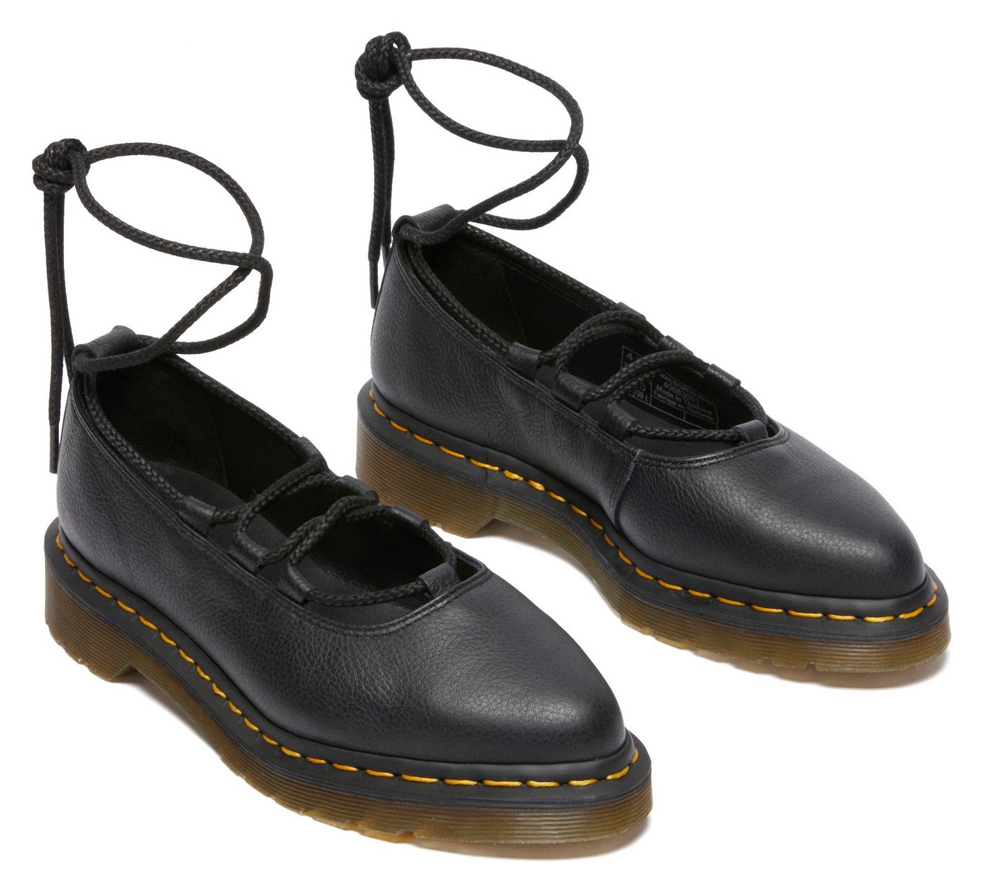 Dr. Martens Elphie Ballerina, Ballerina, Plateauschuh mit modischer Schnürung