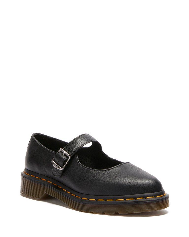 Dr. Martens Elphie Ballerina Spangenschuh, Mary Jane mit typischer gelber Rahmennaht