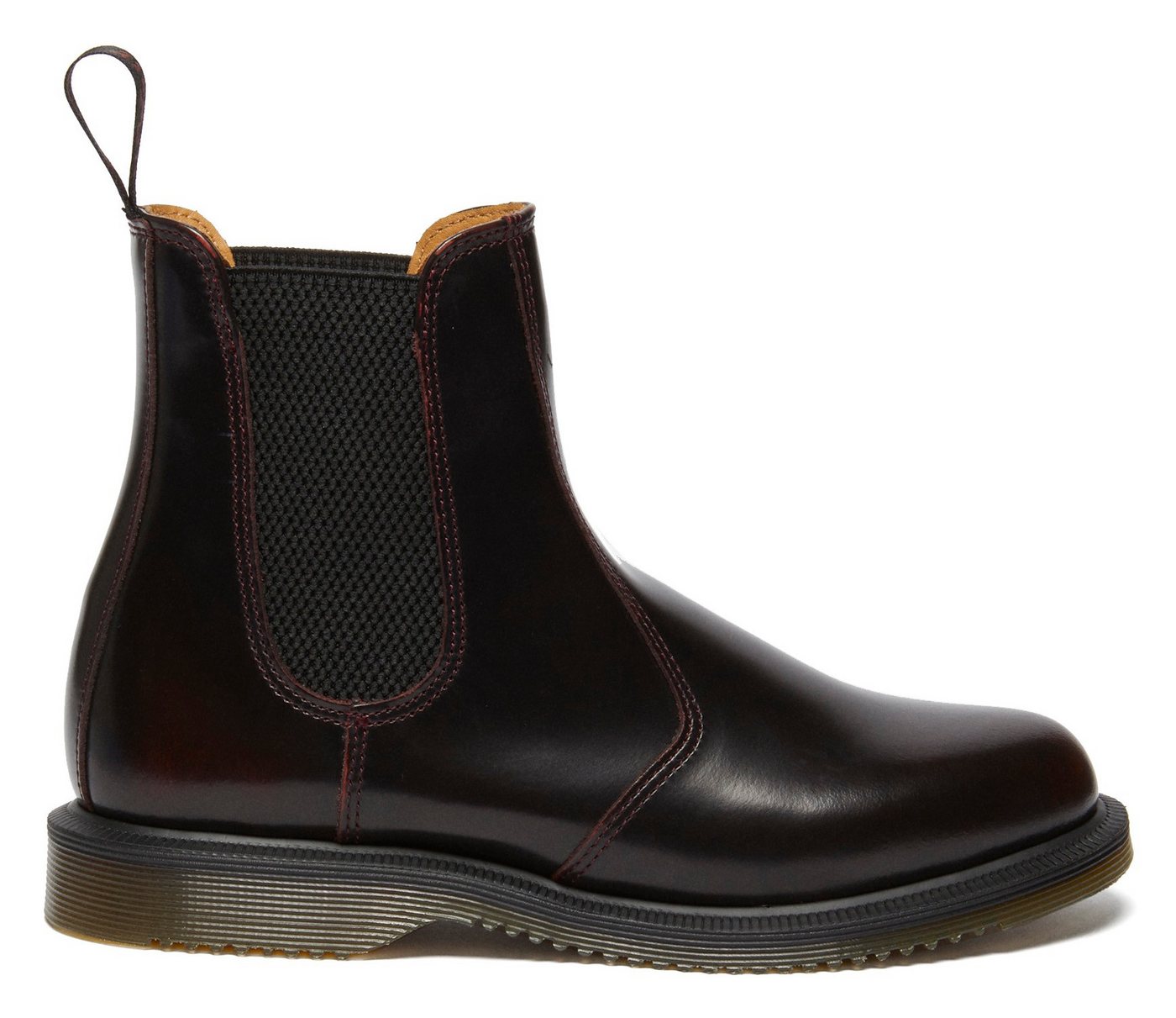 Dr. Martens Flora Chelseaboots Stiefelette, Business Schuh mit Stretcheinsatz