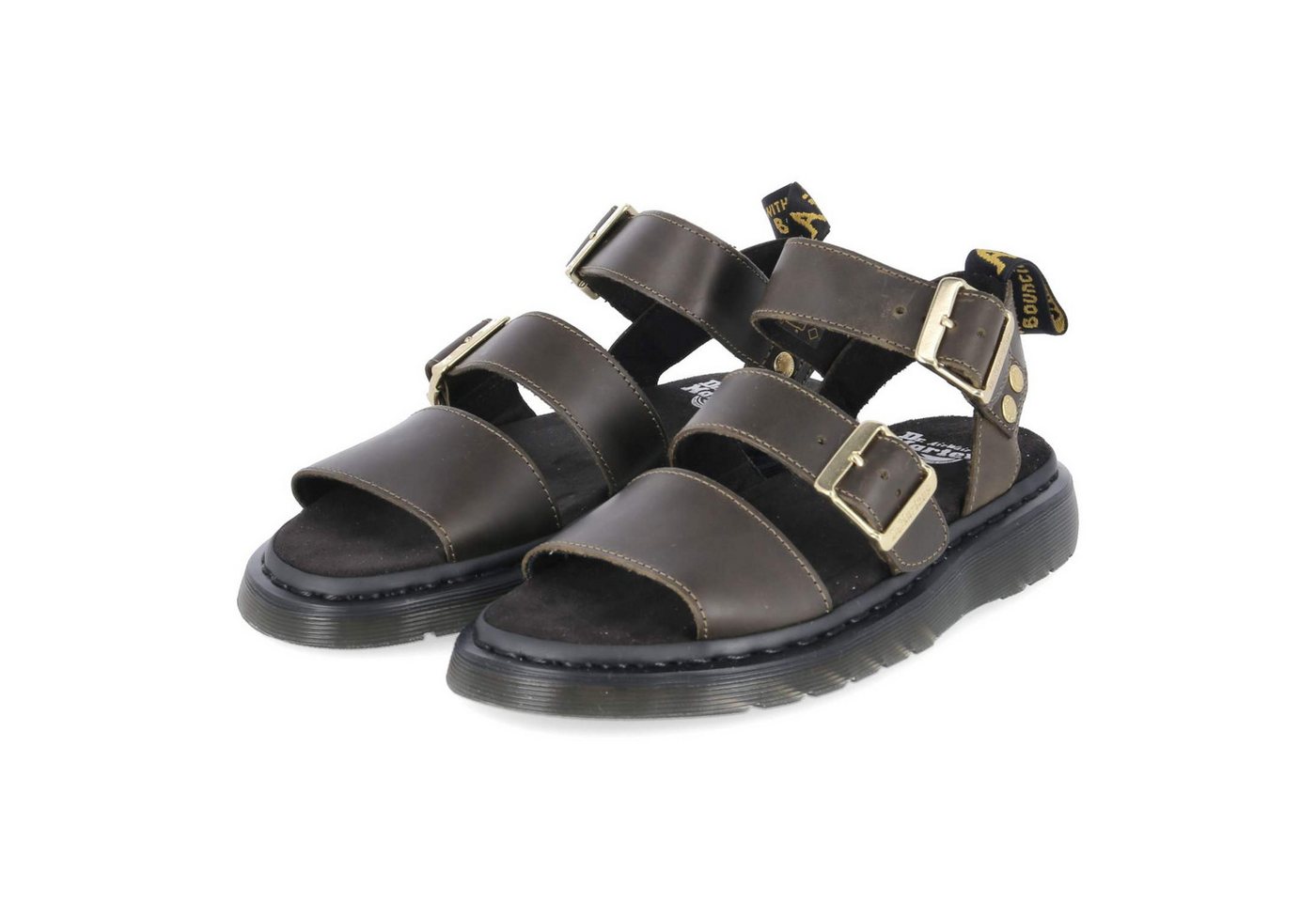 Dr. Martens 42821300 Damen Glattleder green Sandalette
