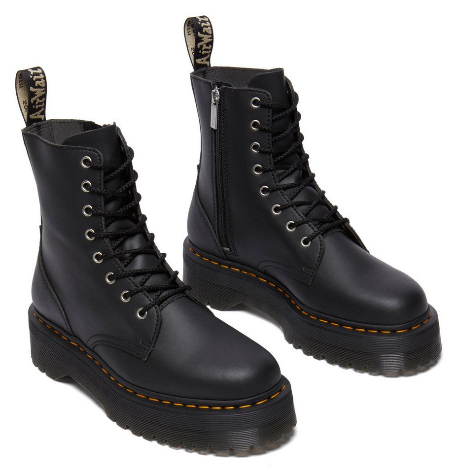Dr. Martens Jadon Schnürboots, Stiefelette, Freizeitschuh mit Plateausohle, 8-Eye-Boot