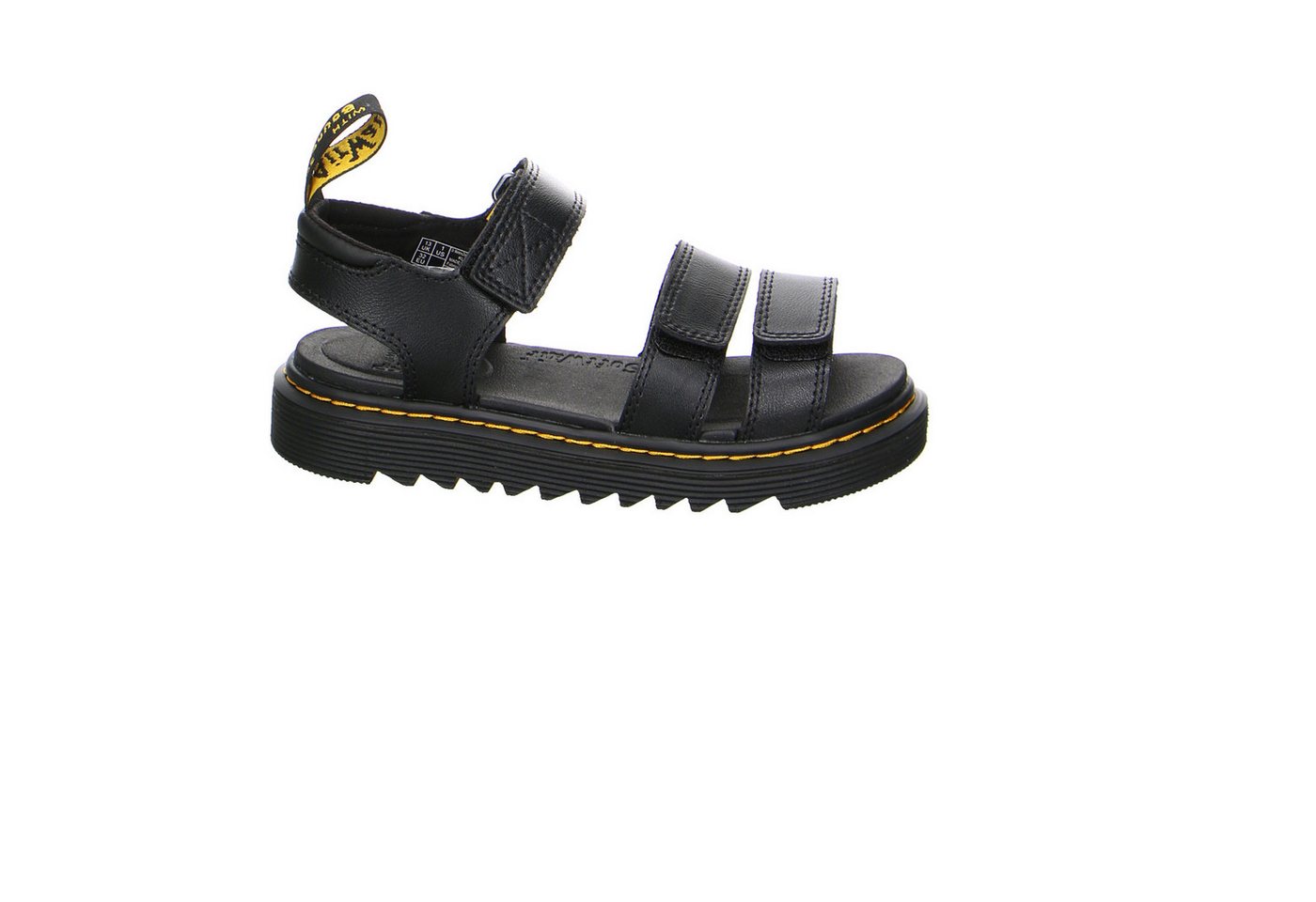 Dr. Martens Klaire J Black T Lamper Leder Sandalen Mädchen schwarz Sandale