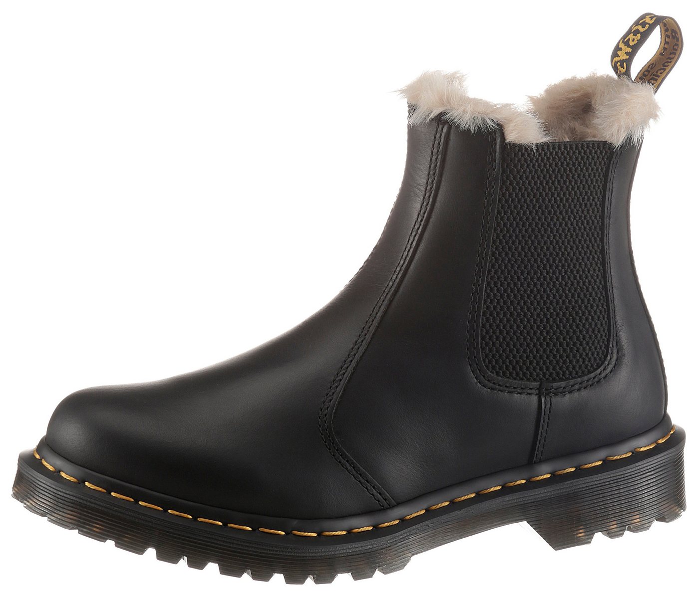 Dr. Martens Leonore Chelseaboots Chunky Boots, Plateau Schuh, Boots mit Warmfutter