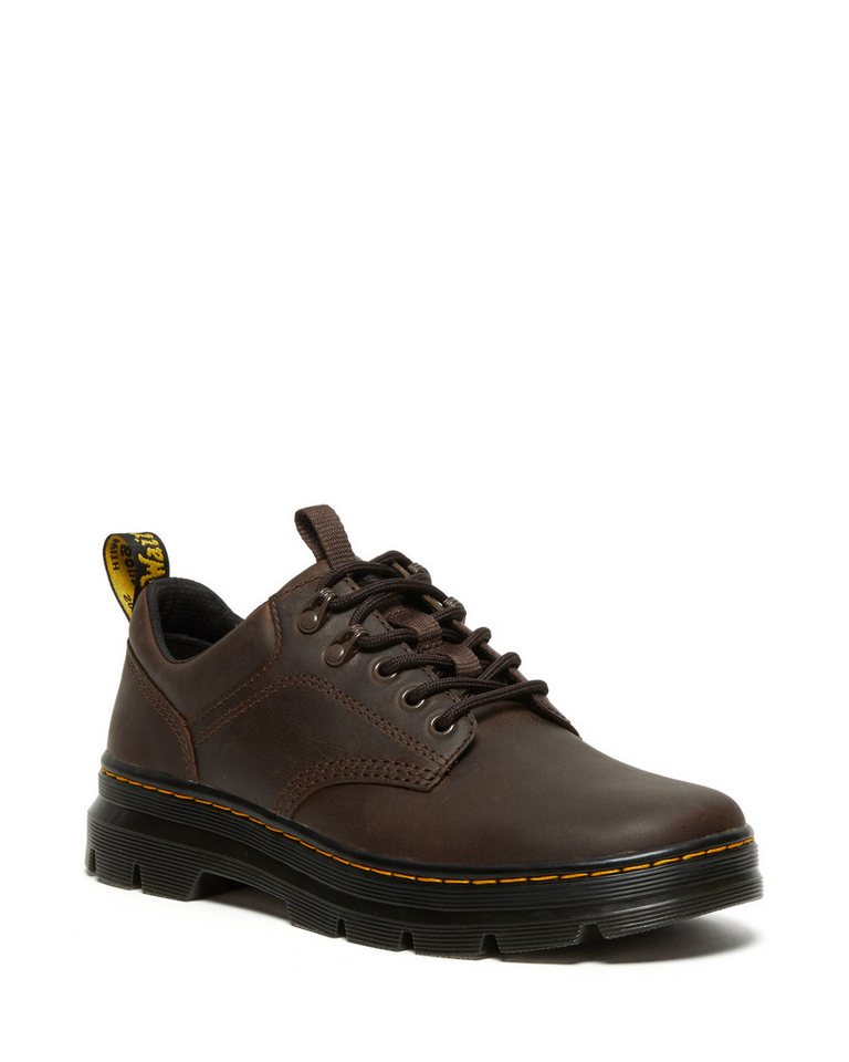 Dr. Martens Reeder WYOMING Schnürschuh Freizeitschuh, Halbschuh, Schnürschuh mit typischer Kontrastnaht (braun)