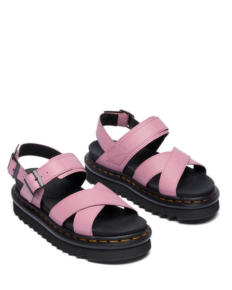 Dr. Martens Voss Riemchensandale, Plateausandale, Sandalette, Sommerschuh mit Schnallenverschlüssen (rosa)