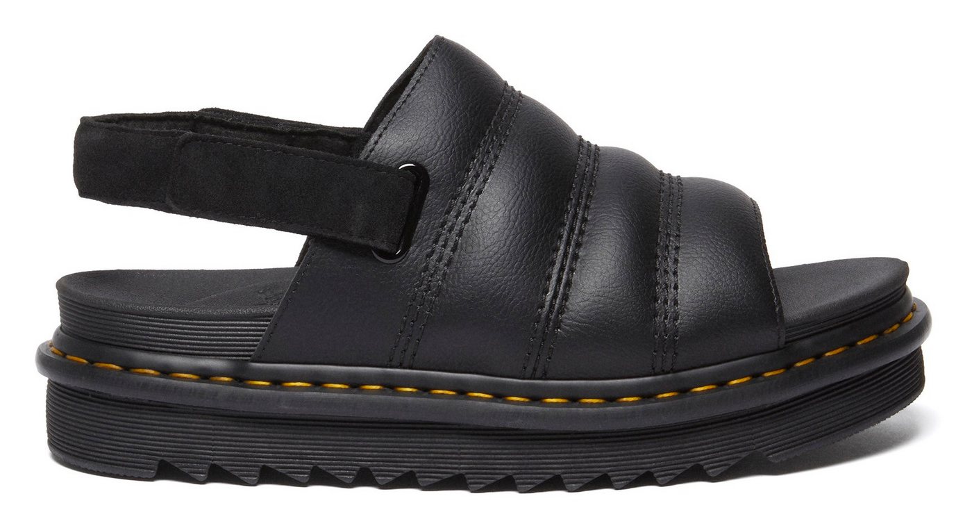 Dr. Martens Zebrilus Plateausandale, Plateausandale, Riemchensandale mit gesteppter Bandage
