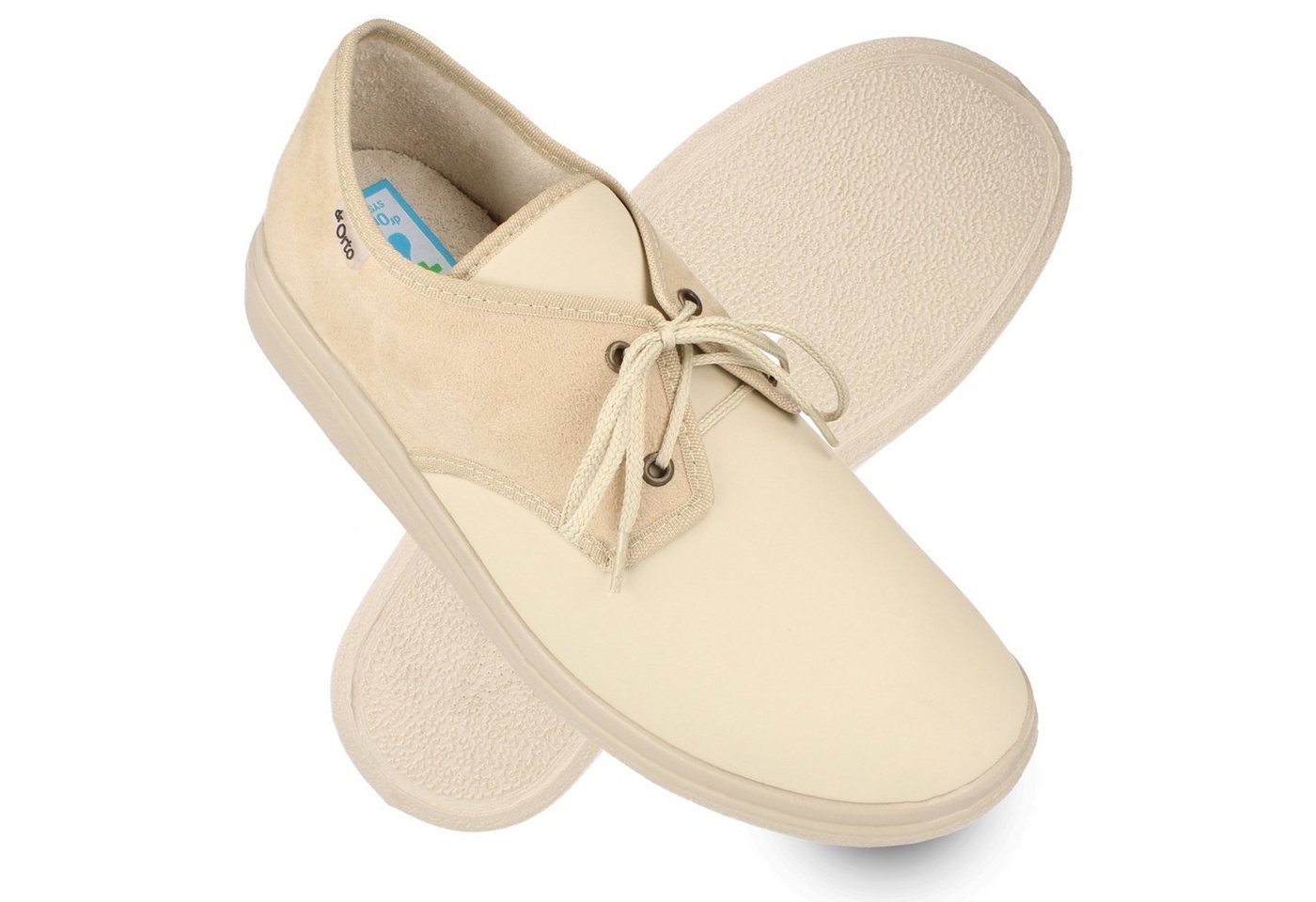 Dr. Orto Estepa Stretch-Sneaker Herren Schnürschuh Stretchschuhe, Slip-On, Schnürsenkel, Breite Füße, Zehenfreiheit