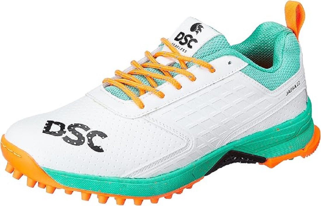 DSC Jaffa 22 Cricket-Schuhe Für Jungen und Männer Schuhe, Sportschuhe Sneaker (Paketinhalt: 1 Paar Cricket-Schuhe, hochwertigen EVA, Zwischensohle und Einlegesohle, Gummi Spike Sport) Geringes Gewicht, geprägtes Design