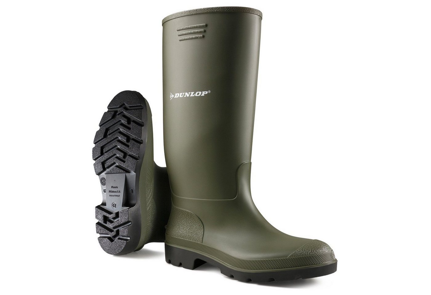Dunlop Stiefel Pricemastor grün ohne Schutzkappe Gummistiefel
