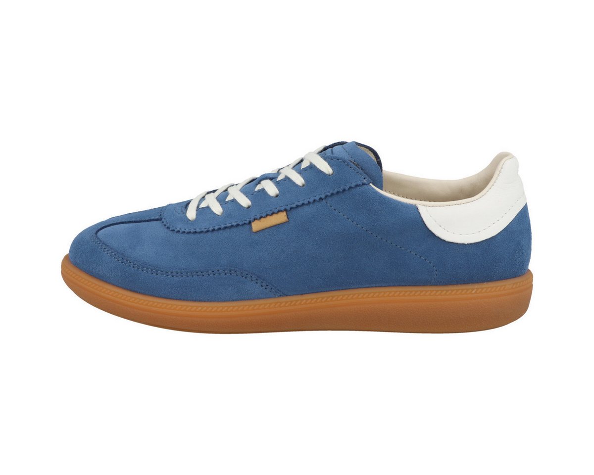 ECCO Soft 11 Damen Sneaker Turnschuhe, Sportschuhe, Freizeitschuhe, Halbschuhe, Schnürschuhe (blau)
