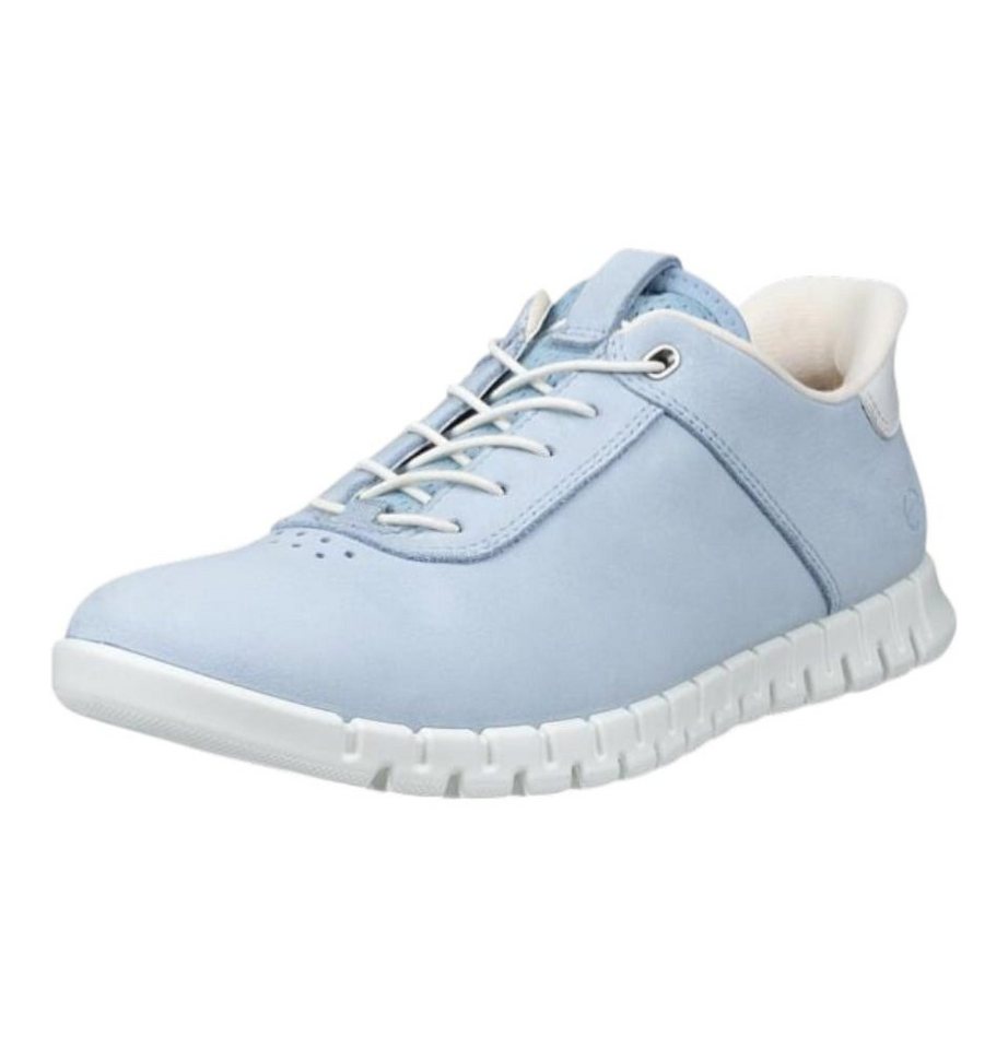 ECCO Gruuv Lite (Nubukleder) hellblau Damen Sneaker
