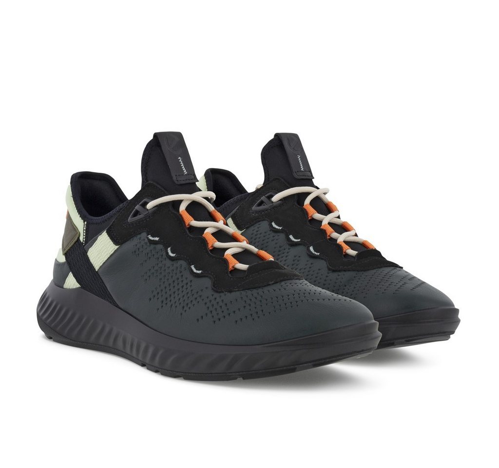ECCO ATH-1FM Leder/Textil blaugrün Herren Sneaker