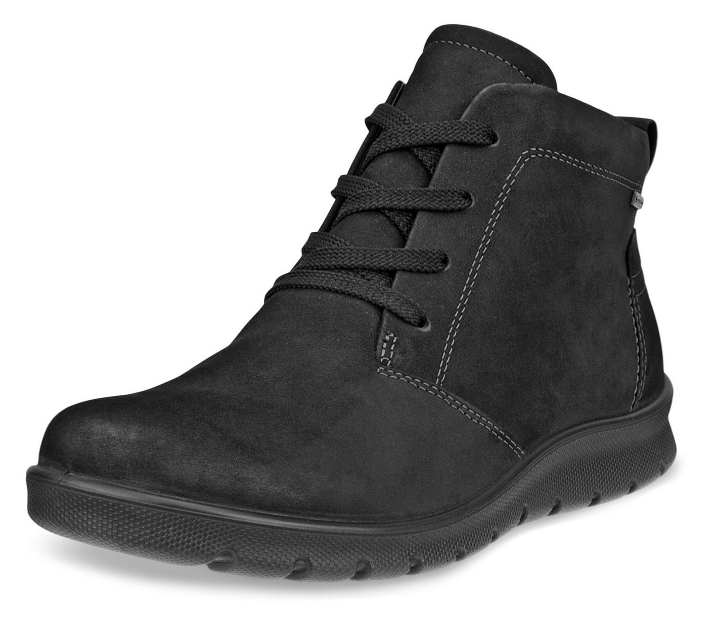 ECCO BABETT BOOT Winterboots Schnürboots, Stiefelette mit herausnehmbarer Einlage, GORE-TEX (schwarz)