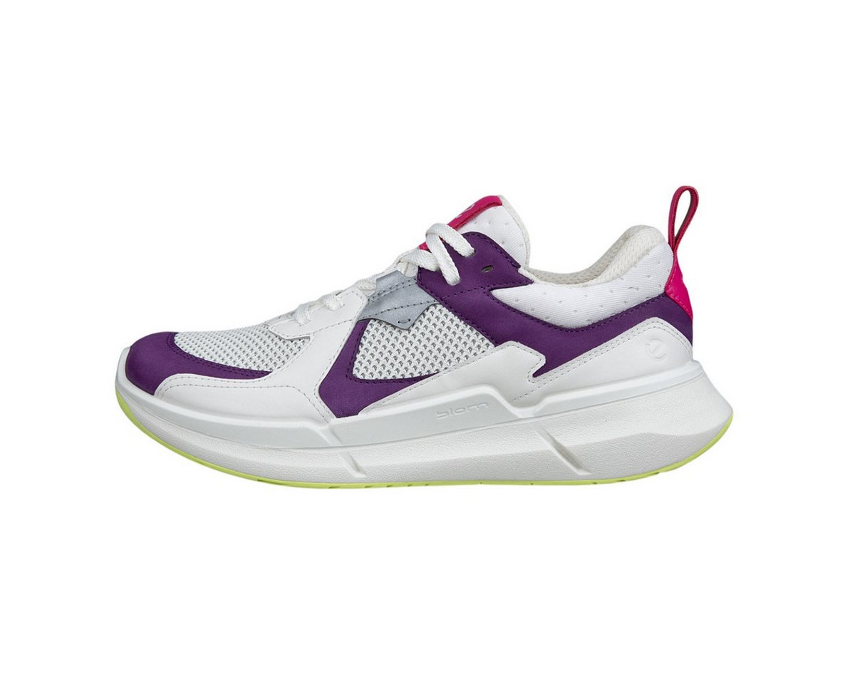 ECCO Biom 2.2 (ECCO Leder) weiss/purple Damen Sneaker