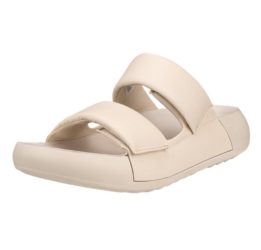 ECCO Cozmo Pf Cross Sling (Vollnarbenleder) beige Damen Sandale