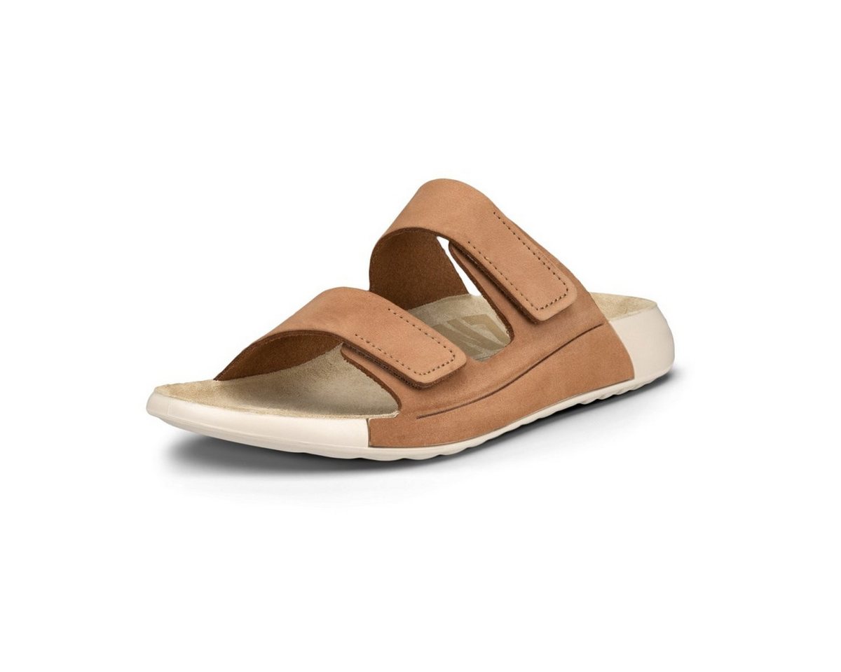 ECCO Cozmo Flat braun/beige Damen Sandale