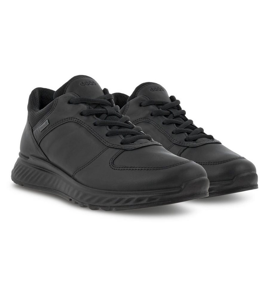 ECCO Exostride W Low GTX (wasserdicht, Yak-Leder) schwarz Damen Sneaker