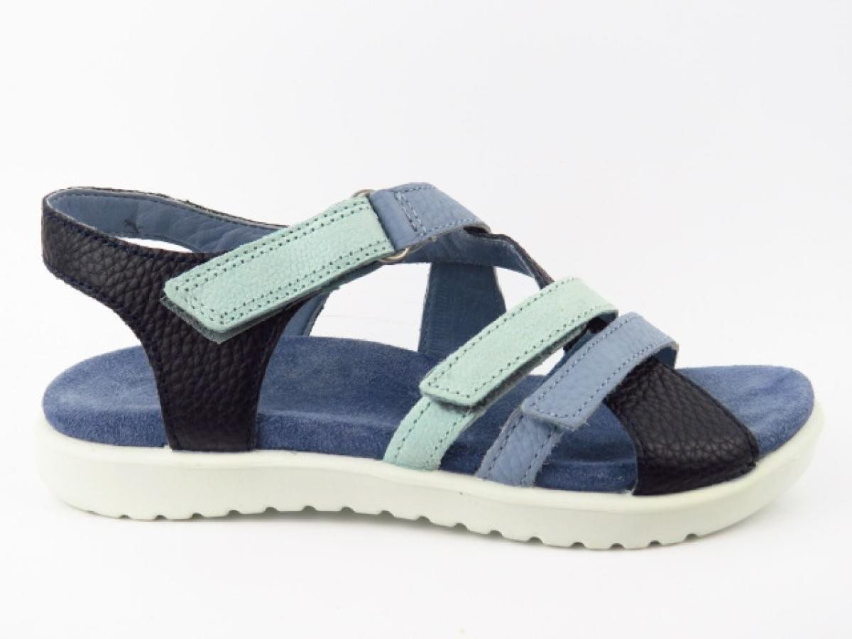 ECCO Flora blau kombi. Sandale