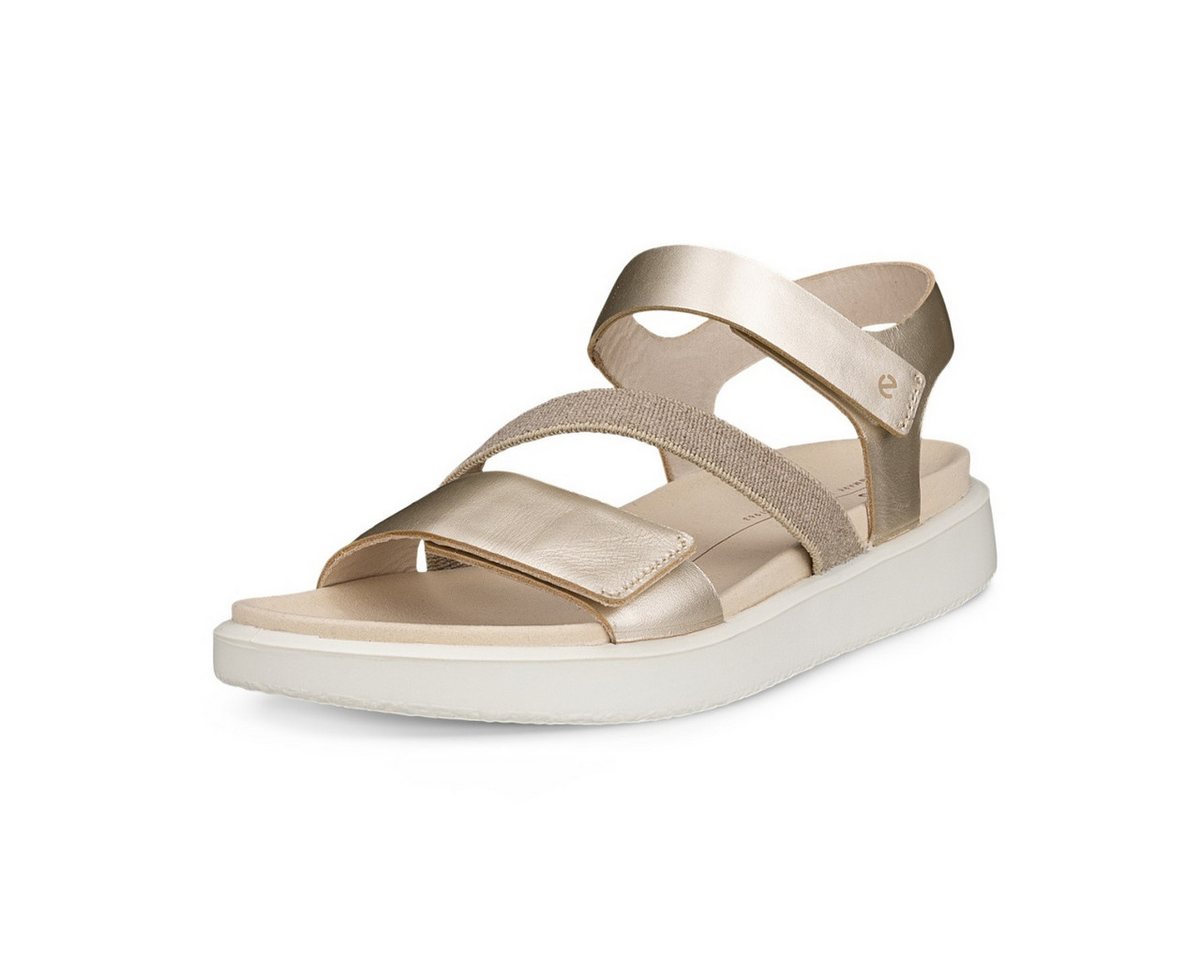 ECCO Flowt (Leder) gold Damen Sandale