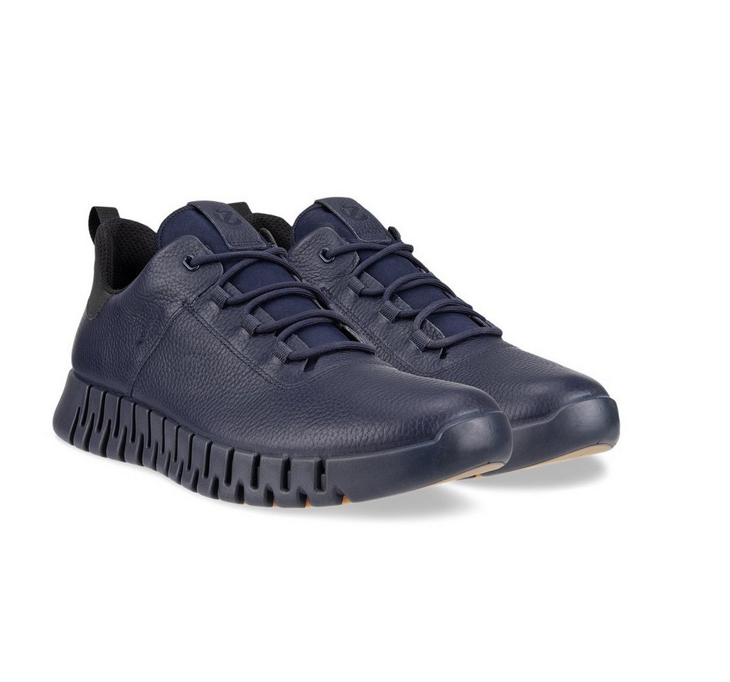 ECCO Gruuv Lea GTX (Glattleder) navyblau Herren Sneaker