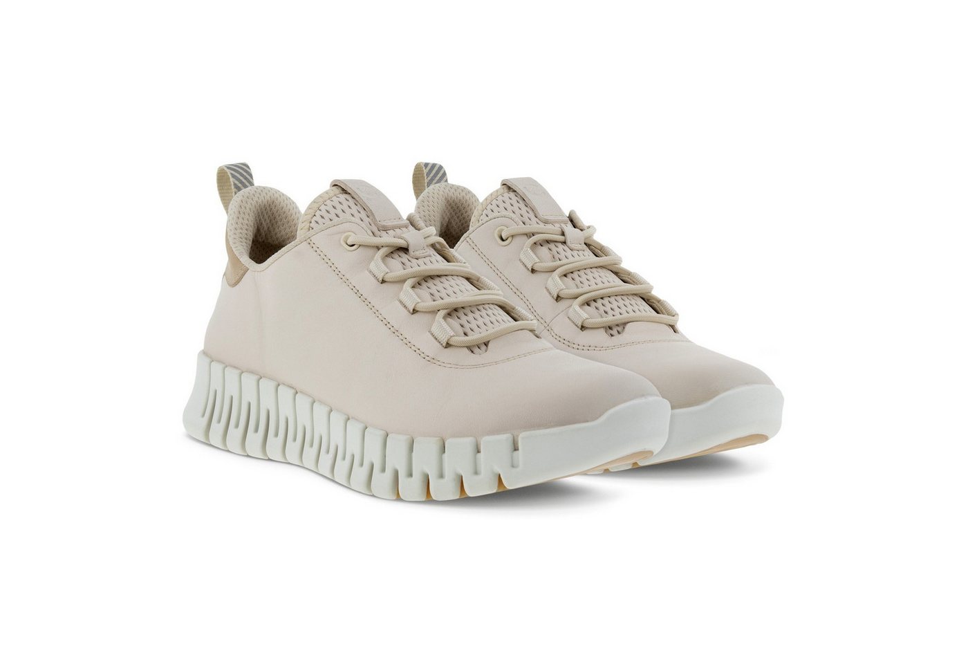 ECCO Gruuv Lea (weiches Nappaleder) sandsteinbraun Damen Sneaker