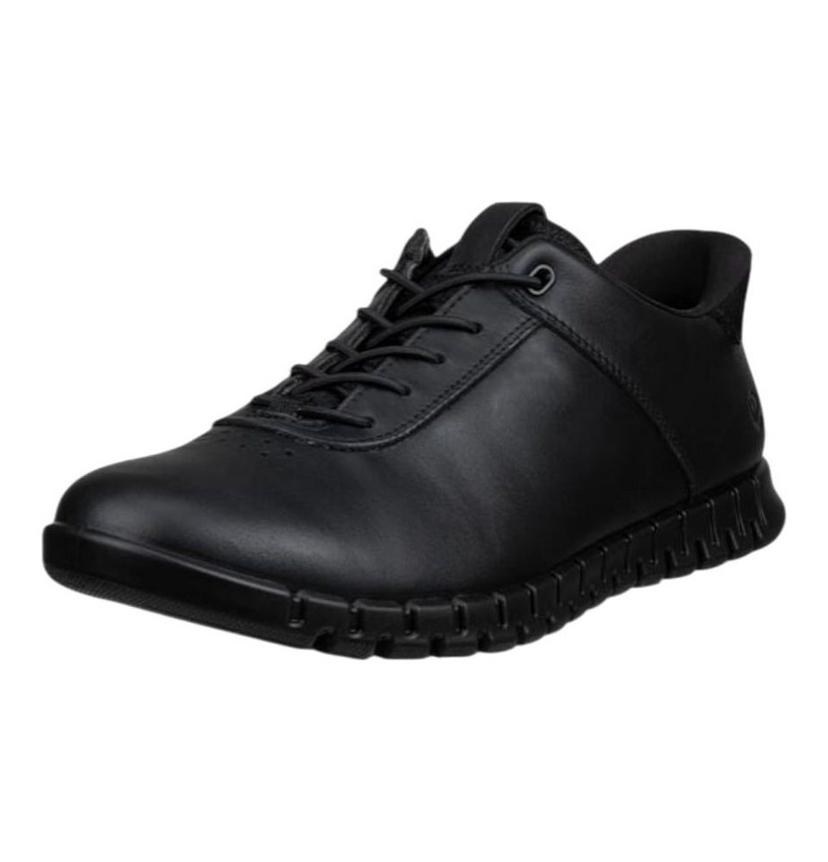ECCO Gruuv Lite (Vollnarbenleder) schwarz Damen Sneaker