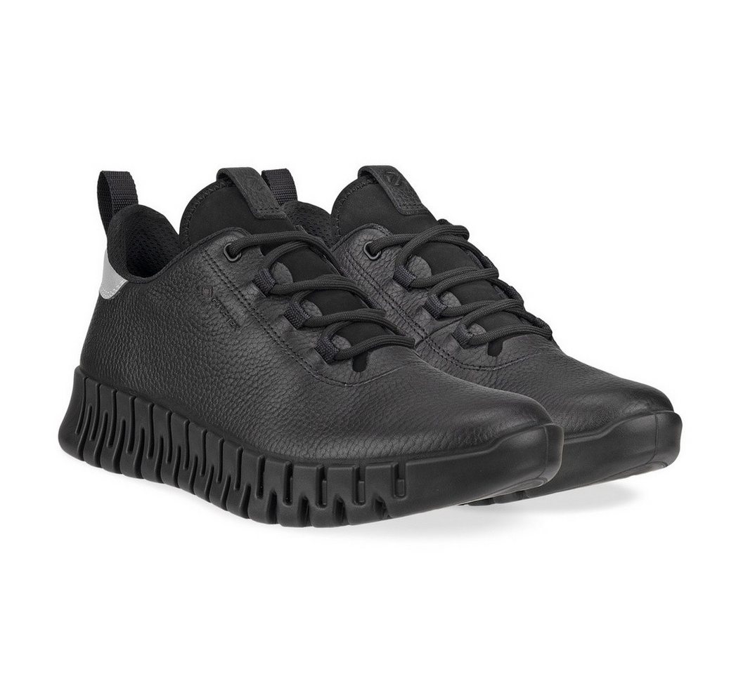 ECCO Gruuv Lea GTX (ECCO-Leder) schwarz Damen Sneaker