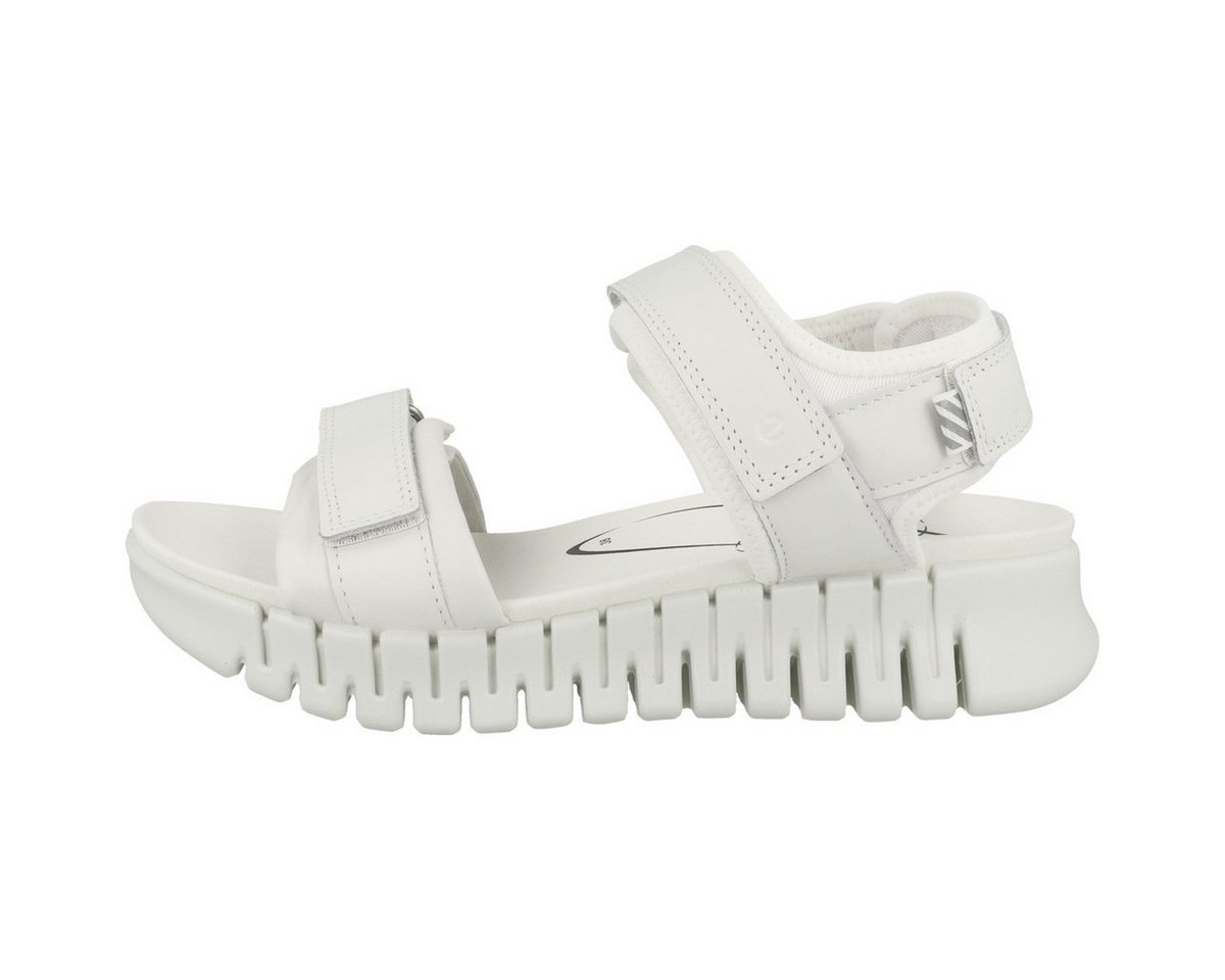ECCO Gruuv Sol Damen Sandale Sandaletten, Sommerschuhe, Badeschuhe, Riemchen, Schlappen (weiß)