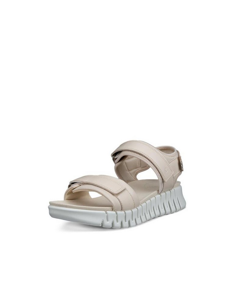ECCO GRUUV SOL W Sandalette, Plateau, Sommerschuh, Sandalette mit praktischem Klettverschluss