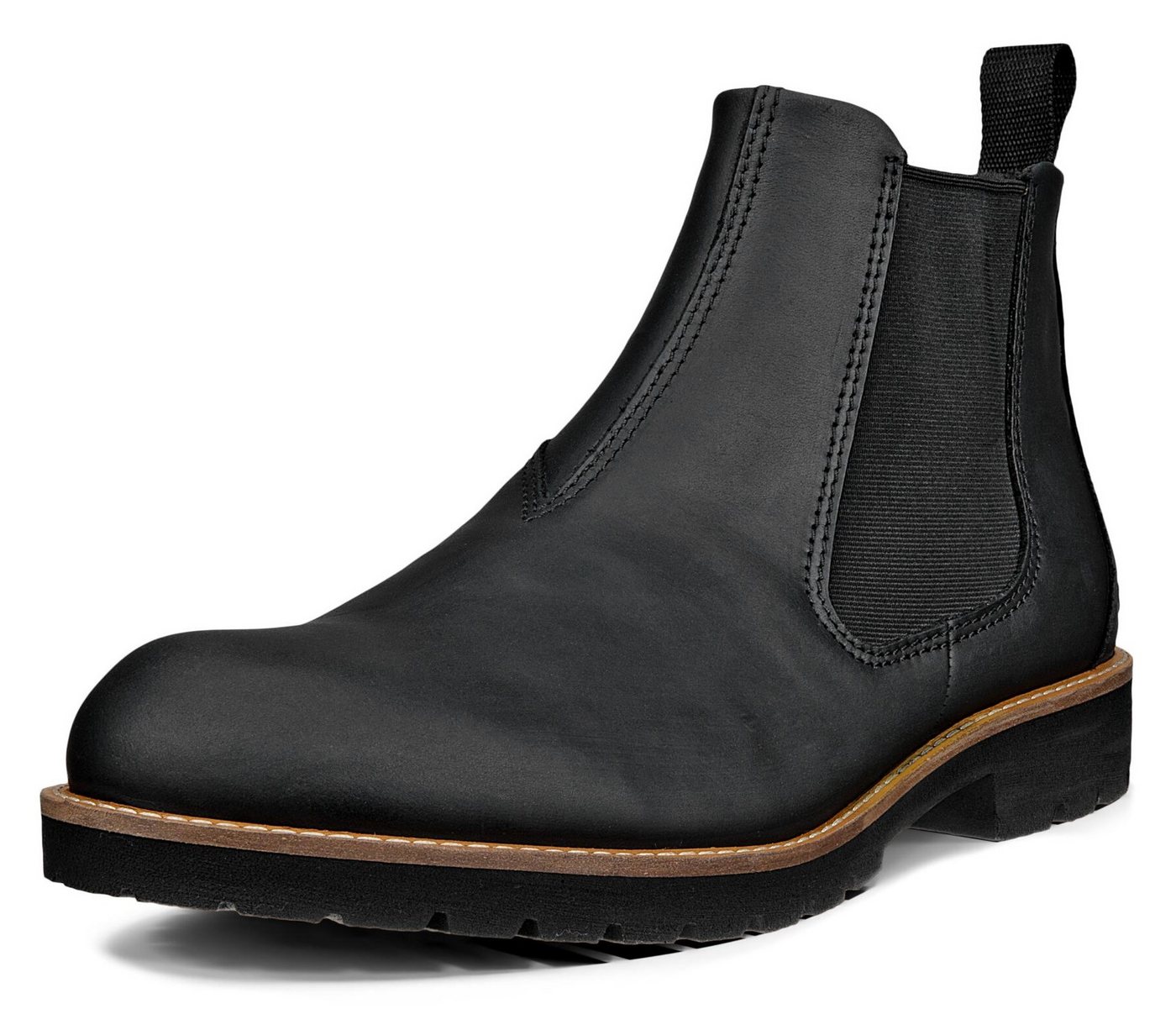 ECCO Jamestown Chelseaboots Schlupfboots, Stiefelette, Business-Boots mit Stretcheinsätze