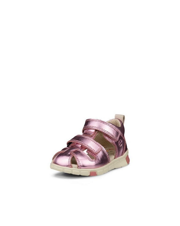 ECCO Mini Stride Sandal Lauflernschuh, Babyschuh, Sandale, Sommerschuh mit Lederinnensohle (rosa)