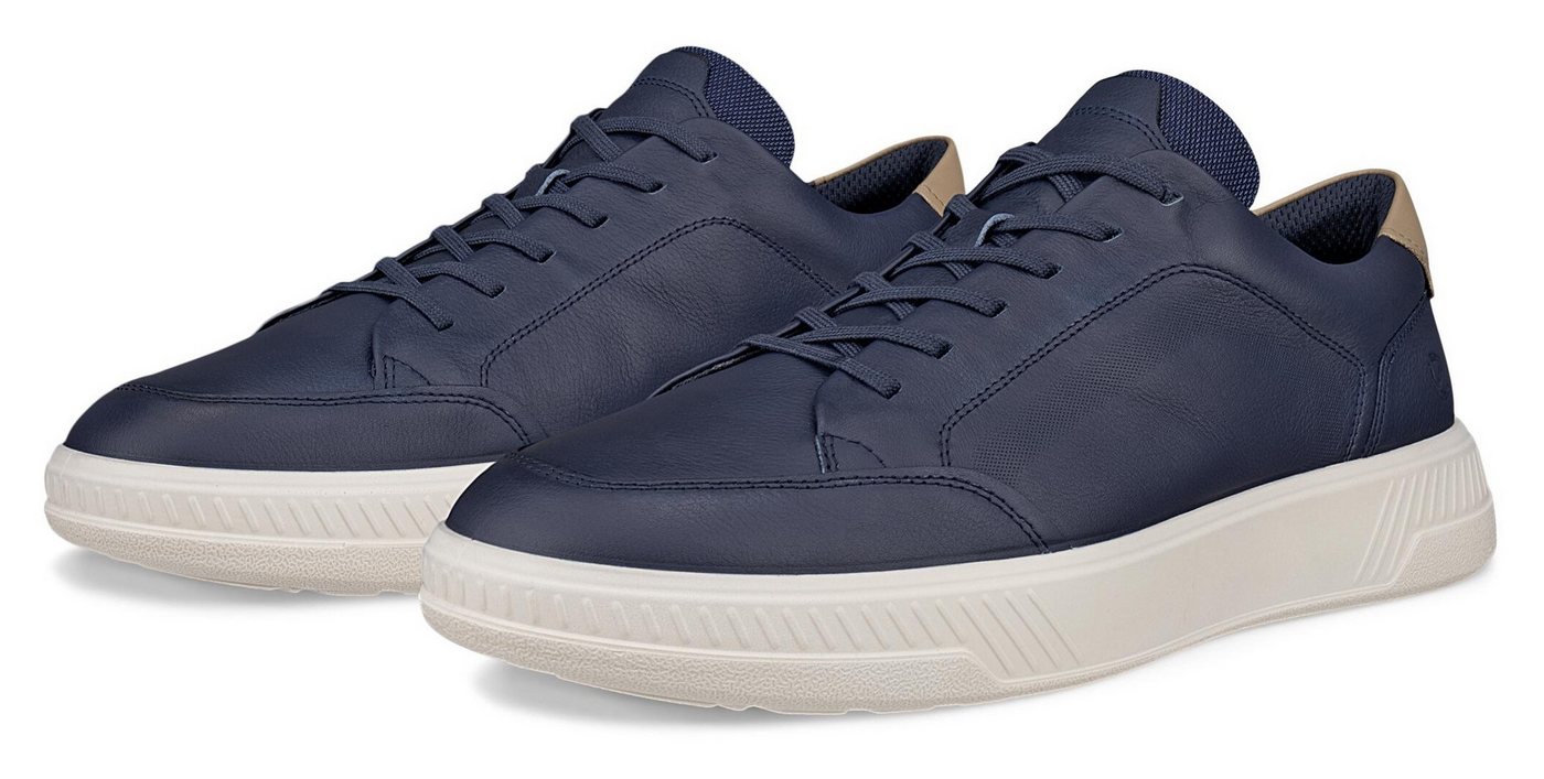 ECCO Move M Sneaker Halbschuh, Freizeitschuh, Schnürschuh mit softem Schaftrand (blau)