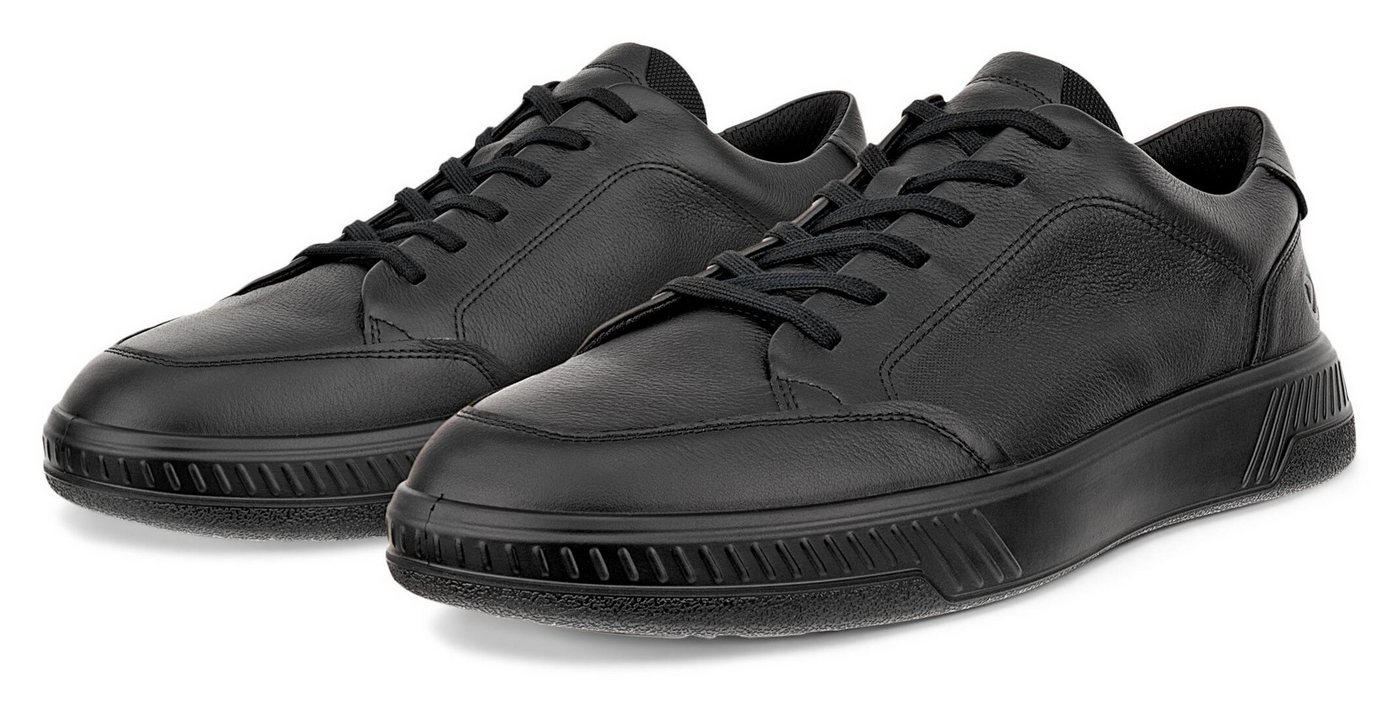 ECCO Move M Sneaker Halbschuh, Freizeitschuh, Schnürschuh mit softem Schaftrand (schwarz)