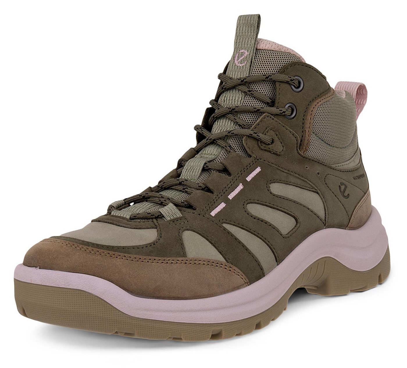 ECCO OFFROAD W Schnürboots, Outdoorschuh, Wanderschuh, Stiefelette mit wasserdichter Membran